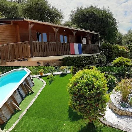 Le Chalet De La Pierreraie Cote D'Azur Piscine Terrasse Et Vue Mer Drap ภายนอก รูปภาพ