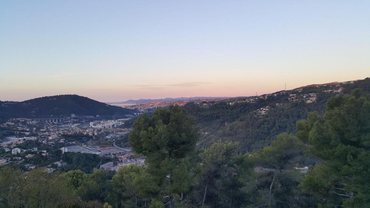 Le Chalet De La Pierreraie Cote D'Azur Piscine Terrasse Et Vue Mer Drap ภายนอก รูปภาพ