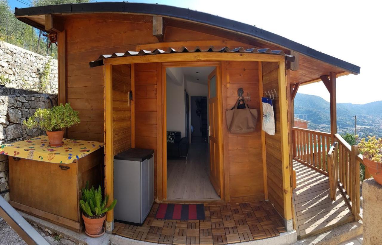 Le Chalet De La Pierreraie Cote D'Azur Piscine Terrasse Et Vue Mer Drap ภายนอก รูปภาพ