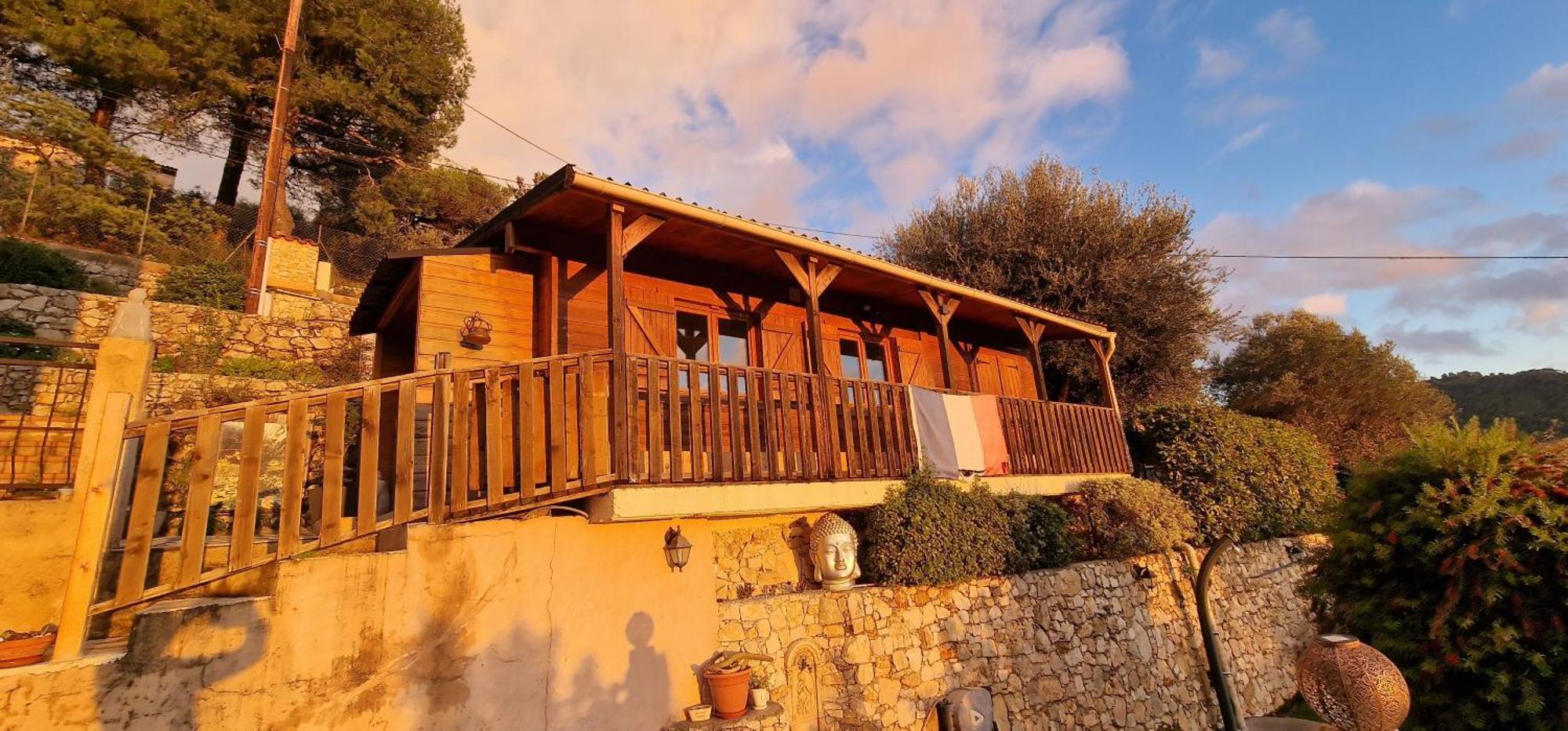 Le Chalet De La Pierreraie Cote D'Azur Piscine Terrasse Et Vue Mer Drap ภายนอก รูปภาพ